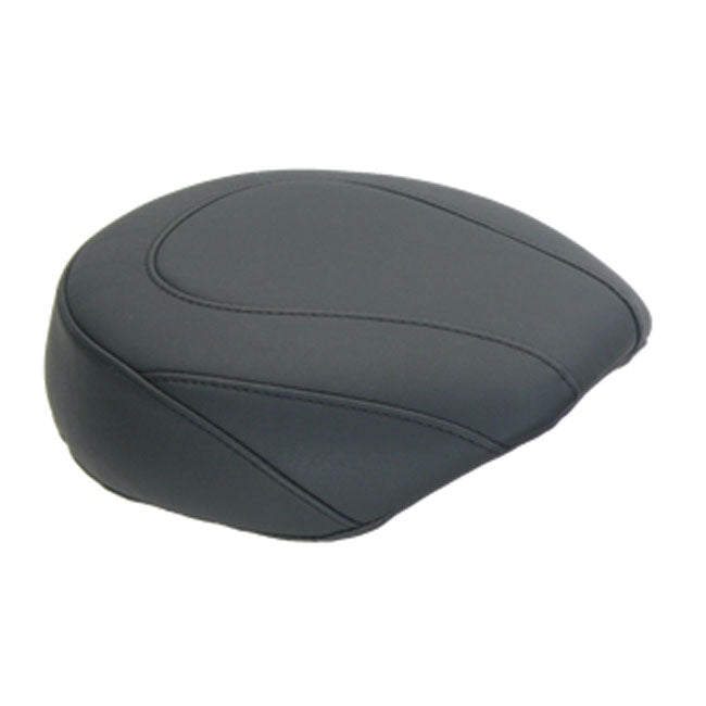 Mustang Wide Tripper Passenger Seat for Harley 04-22 XL Sportster (Excl. 07-09 XL Sportster) / Black / Plain  - Customhoj