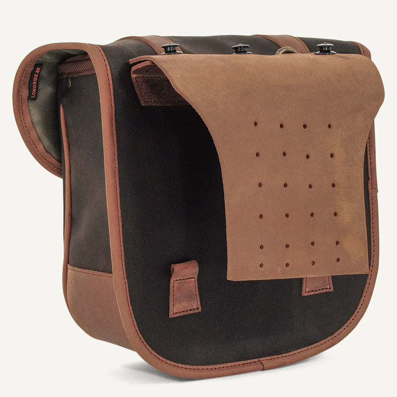 Longride Pannier Universal 18L Throw-Over Motorcycle Saddlebag Set