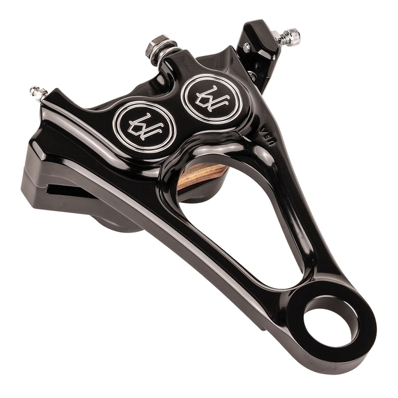 Performance Machine 4-piston One Piece Rear Brake Caliper for Harley
