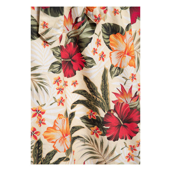 Queen Kerosin Aop Hawaiian Flowers Dress