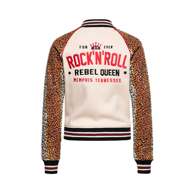 Queen Kerosin Rock N Roll Jacket Panther Print