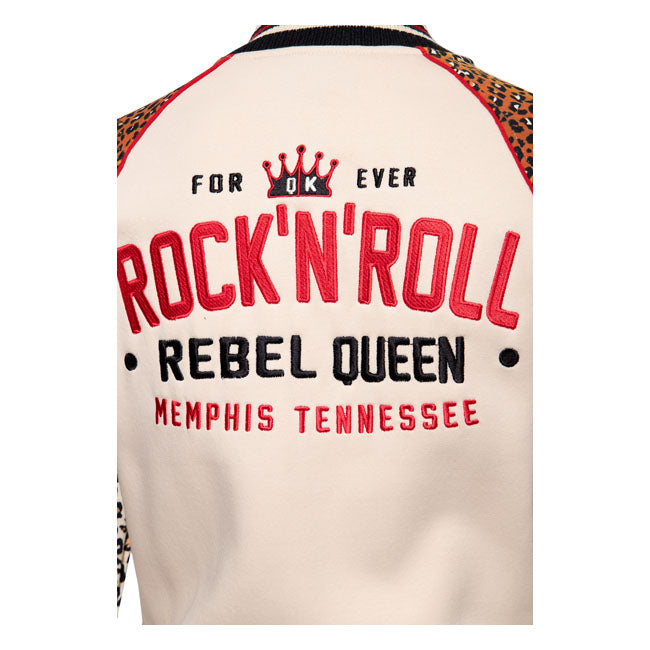 Queen Kerosin Rock N Roll Jacket Panther Print