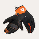 REV'IT! Endo Motorcycle Gloves Black/Orange / S  - Customhoj