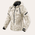 REV'IT! Flare 3 H2O Ladies Motorcycle Jacket Camo Grey/White / 34  - Customhoj