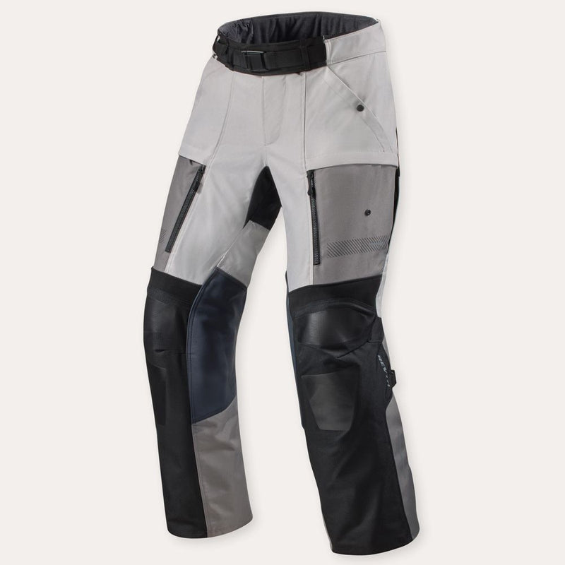 REV'IT! Sand 5 H2O Motorcycle Pants Silver/Black / S / Short  - Customhoj