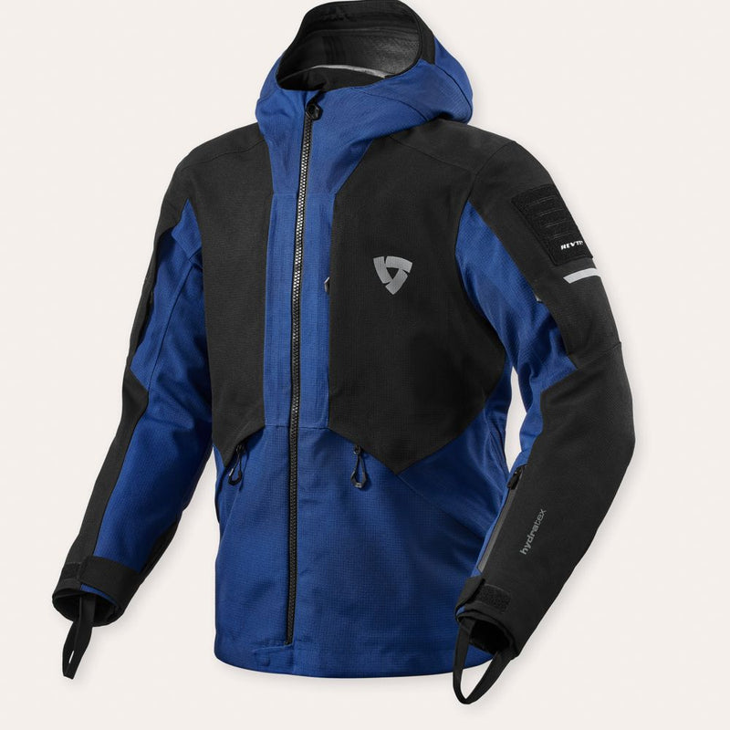 REV'IT! Tectonic H2O Motorcycle Jacket Black/Blue / S  - Customhoj
