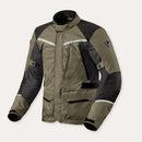 REV'IT! Voltiac 3 H2O Motorcycle Jacket Green/Anthracite / S  - Customhoj