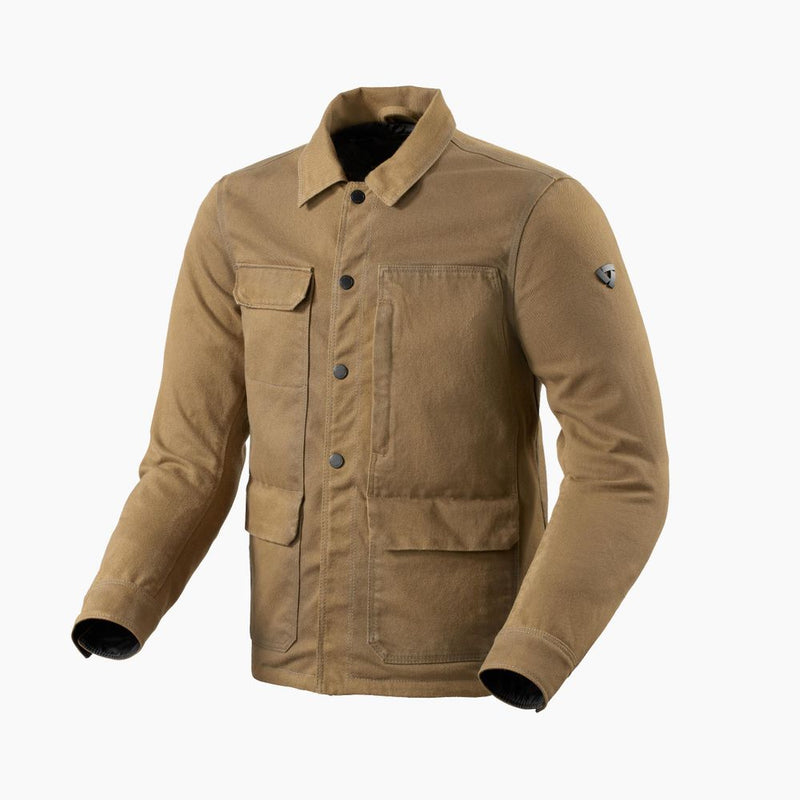 REV'IT! Worker 2 Motorcycle Overshirt Dark Camel / S