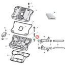 Rocker Box Parts Diagram Exploded View for 04-22 Harley Sportster 8) 04-22 XL & XR1200. Bolt with washer.