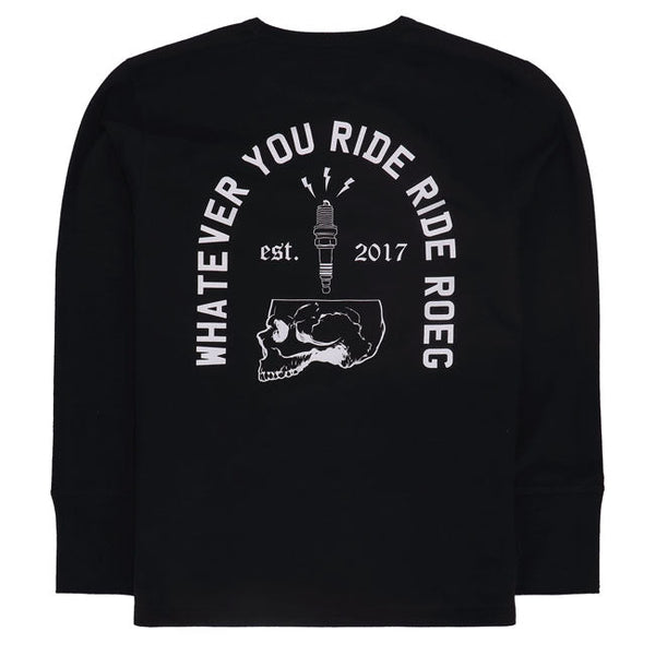 Roeg Ricky Skull Jersey Black / S  - Customhoj