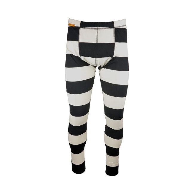 Roeg Underwear Black/White / S Roeg Long John Striped Pant Customhoj