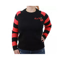 Rusty Pistons Cutter Ladies Sweatshirt Black/Red / XS