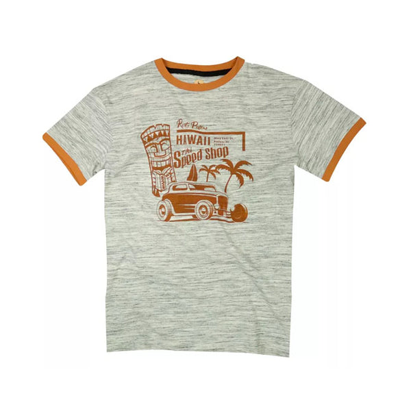 Rusty Pistons Tiki T-Shirt Grey / S