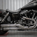 S&S Grand National Slip-On Mufflers for Harley 08-17 Dyna (with 2-1-2 exhaust) / Chrome
