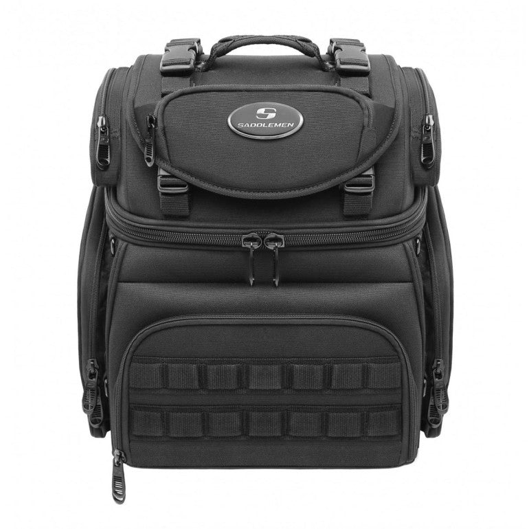 Saddlemen BR1800 Tactical Back Seat / Sissy Bar Motorcycle Bag  - Customhoj