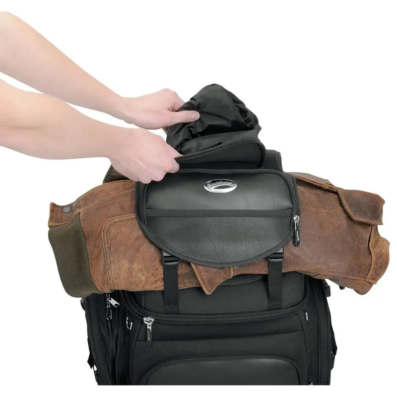 Saddlemen BR3400 Back Seat / Sissy Bar Motorcycle Bag  - Customhoj