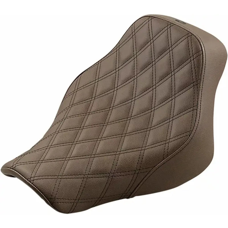 Saddlemen Renegade Lattice Stitch Solo Seat For Harley 18-24 Softail FLHC / FLHCS / FLDE / Brown