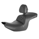 Saddlemen Roadsofa Plain Seat for Honda 18-24 GL1800 Goldwing / Black / With heating / With backrest  - Customhoj