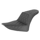 Saddlemen Step-Up Lattice Stitch for Harley 11-17 Softail Slim / Blackline / Black  - Customhoj