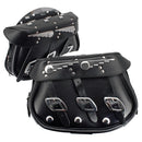 Samwel Speedking Leather Saddlebags for Harley 36-57 rigid Big Twin (Replaces OEM: 91003-56)  - Customhoj