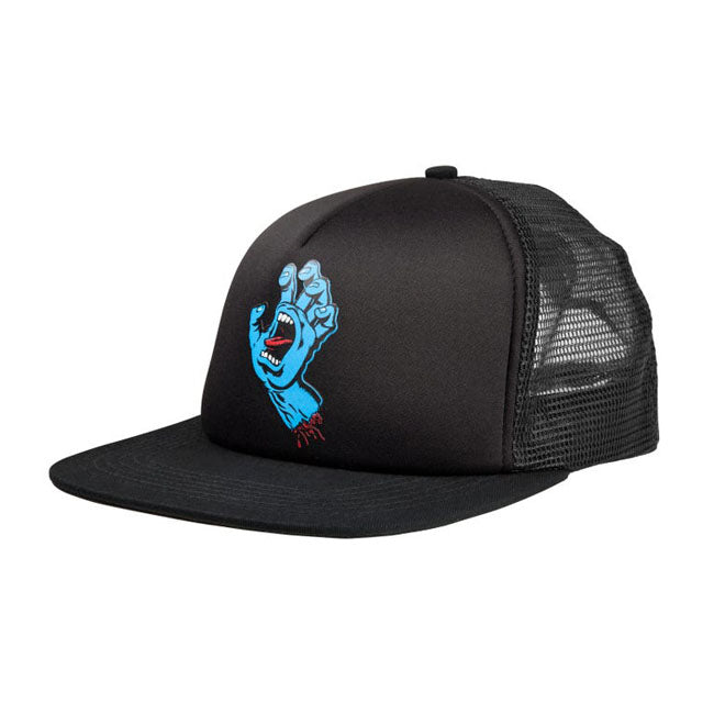 Santa Cruz Hand Mesh Back Cap Black  - Customhoj
