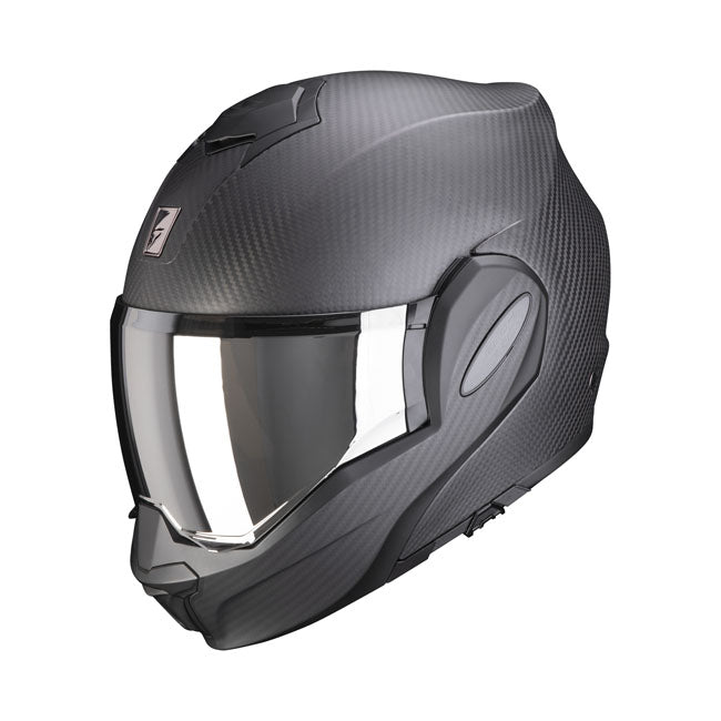 Scorpion EXO-Tech Evo Modular Motorcycle Helmet Matte Carbon Fiber / XS (53-54cm)