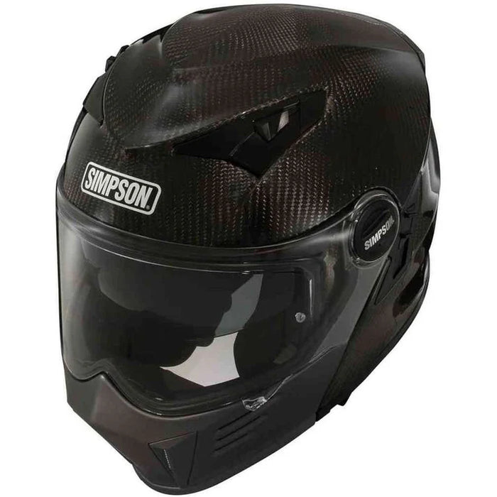 セキュリティ・セーフティ SIMPSON Darksome Black l 999470 XL Simpson Darksome Modular Flip-Up Motorcycle Helmet