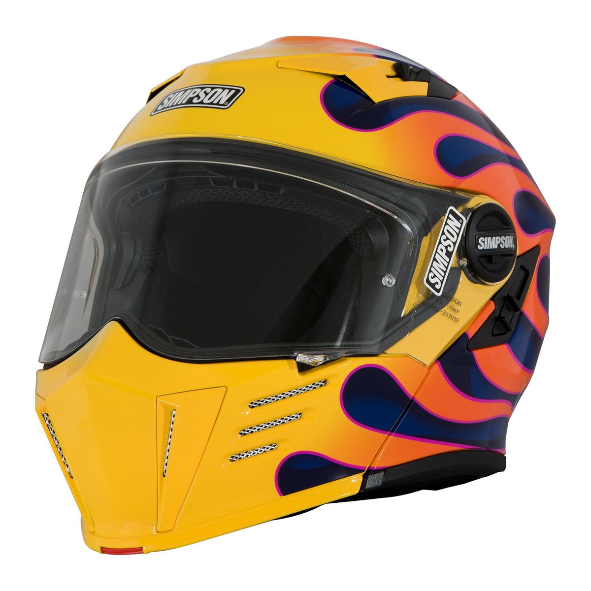 Simpson Darksome Modular Flip-Up Motorcycle Helmet