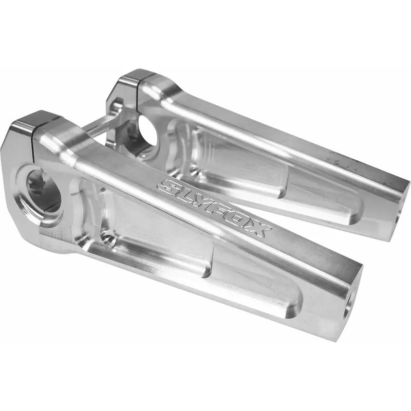 Slyfox Aluminium Handlebar Risers Raw / 6" (15.2cm)