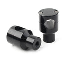 SMP Round Top Motorcycle Handlebar Risers 2" (5.1cm) / Black  - Customhoj