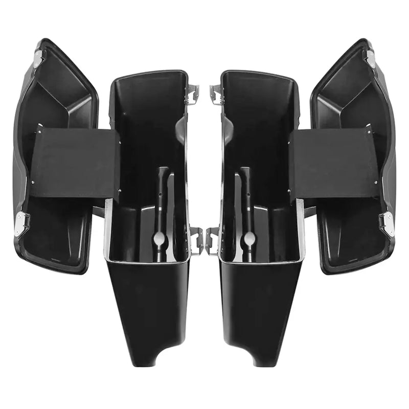 Zodiac 4" Stretched Hard Saddlebags for Harley