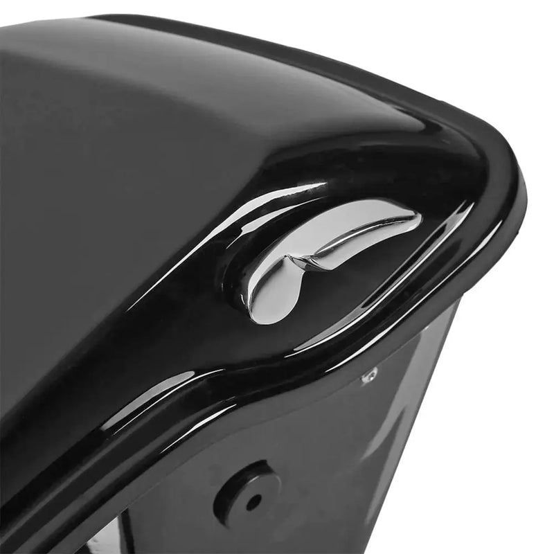 Zodiac 4" Stretched Hard Saddlebags for Harley
