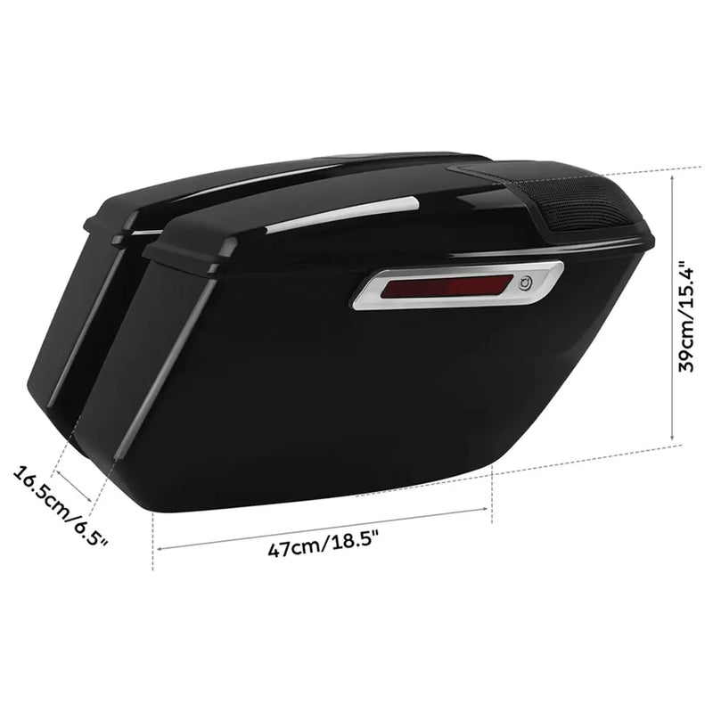 Zodiac CVO Style Hard Saddlebags for Harley