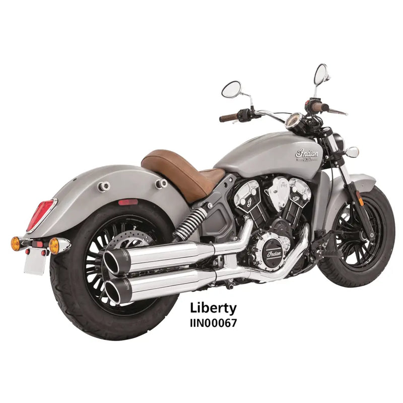 Freedom Performance 4" Slip-On Mufflers for Indian