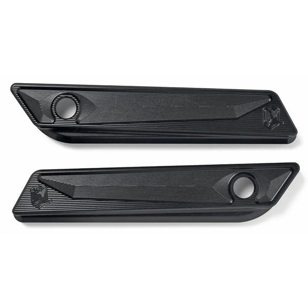 Ken's Factory Saddlebag Latch Covers for Harley