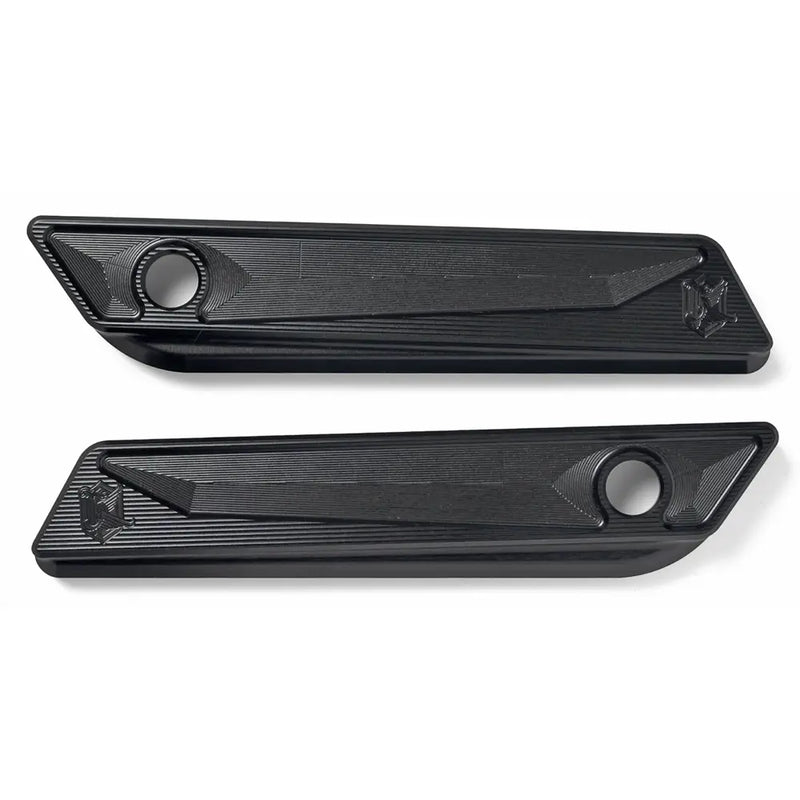 Ken's Factory Saddlebag Latch Covers for Harley