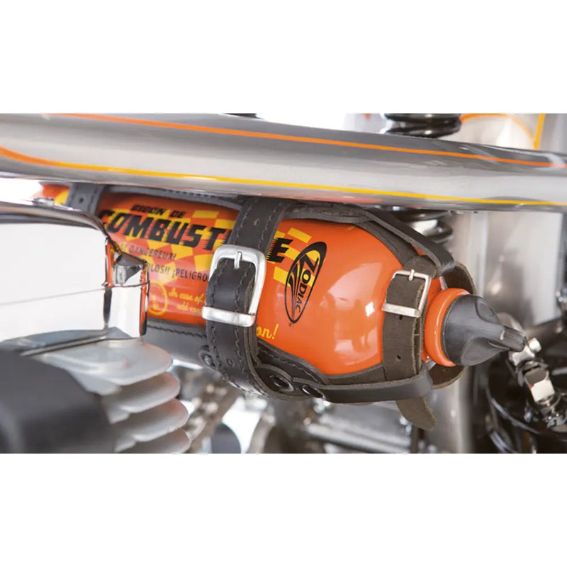 Texas Leather Motorcycle Bottle Holder
