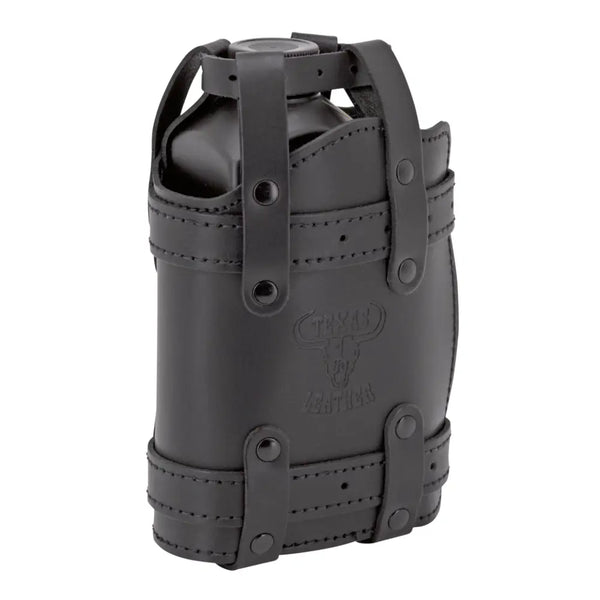 Texas Leather Motorcycle Oil Holder