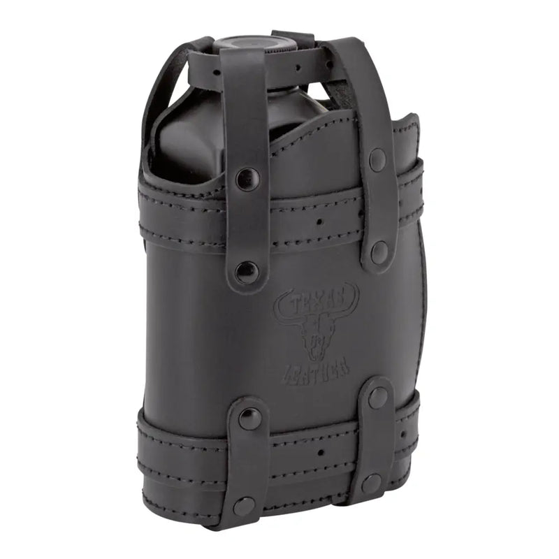 Texas Leather Motorcycle Oil Holder