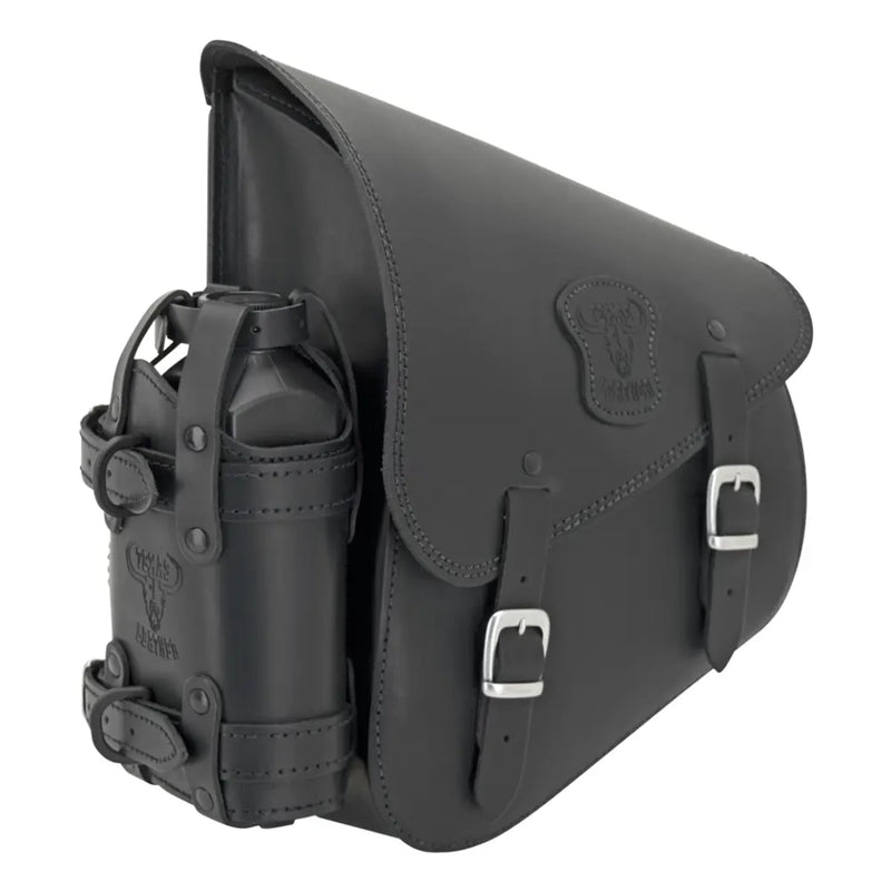 Texas Leather Motorcycle Oil Holder