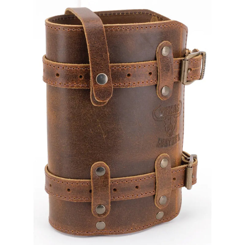 Texas Leather Fuel Friend Gas Can Holder