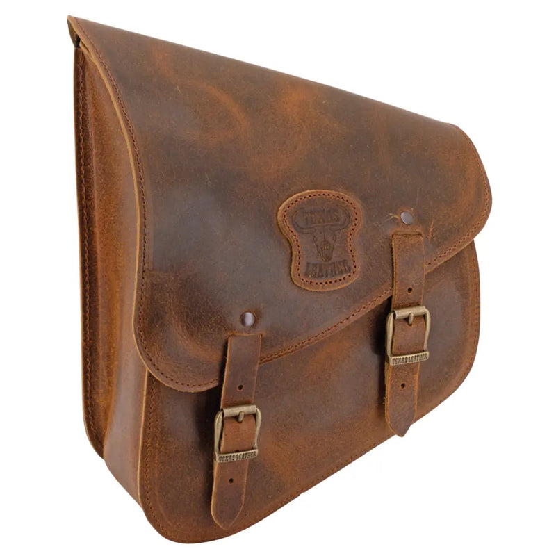 Texas Leather Swingarm Bag for Harley