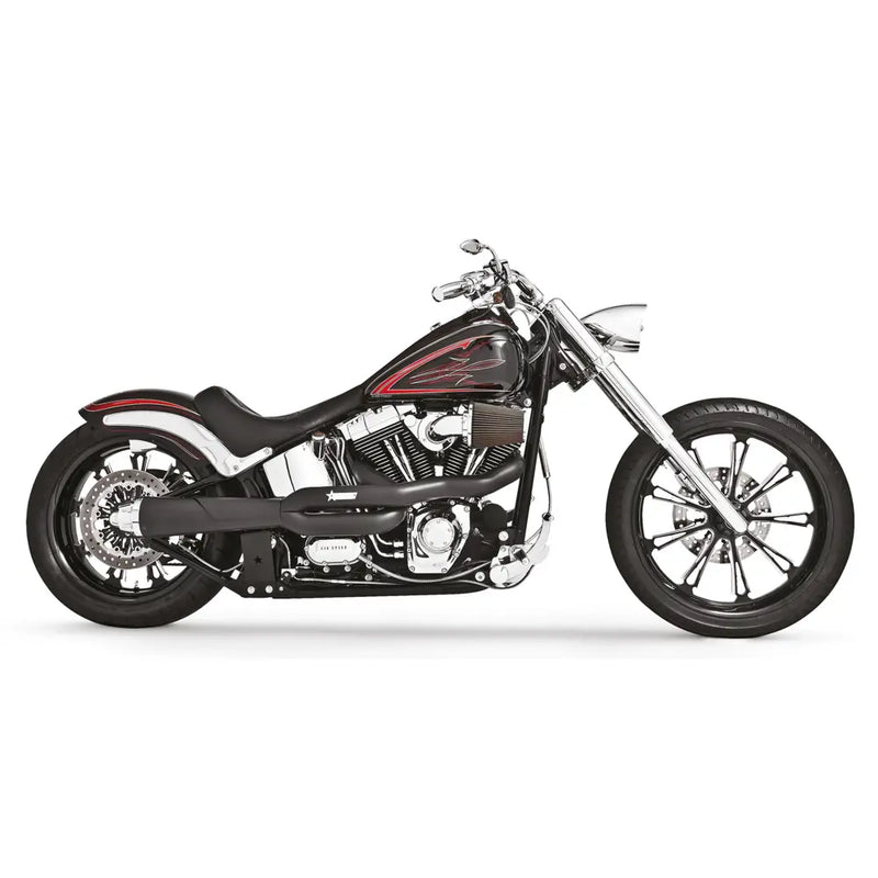 Freedom Performance American Outlaw High 2-into-1 Exhaust for Harley