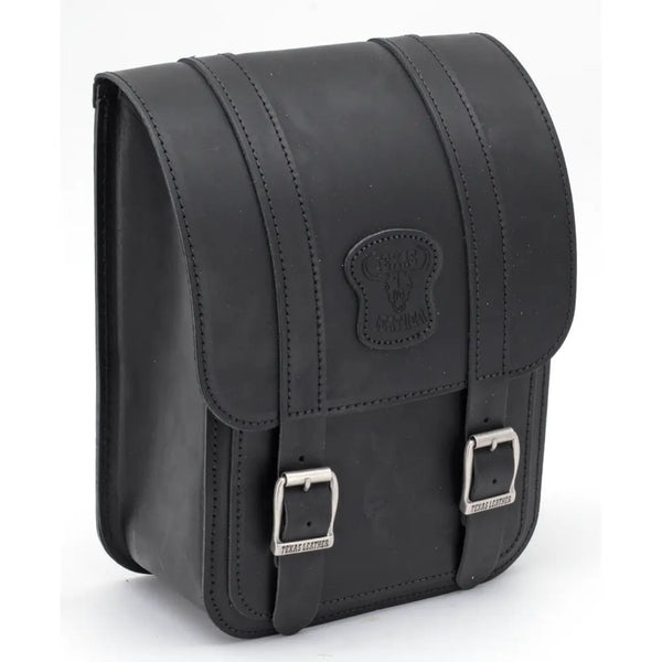Texas Leather Square Swingarm Bag for Harley