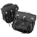 Samwel 36-43 Style Leather Saddlebags for Harley