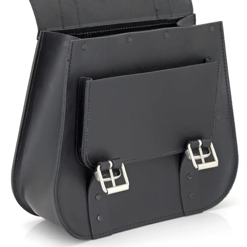 Texas Leather Medium Postman Universal Motorcycle Bag