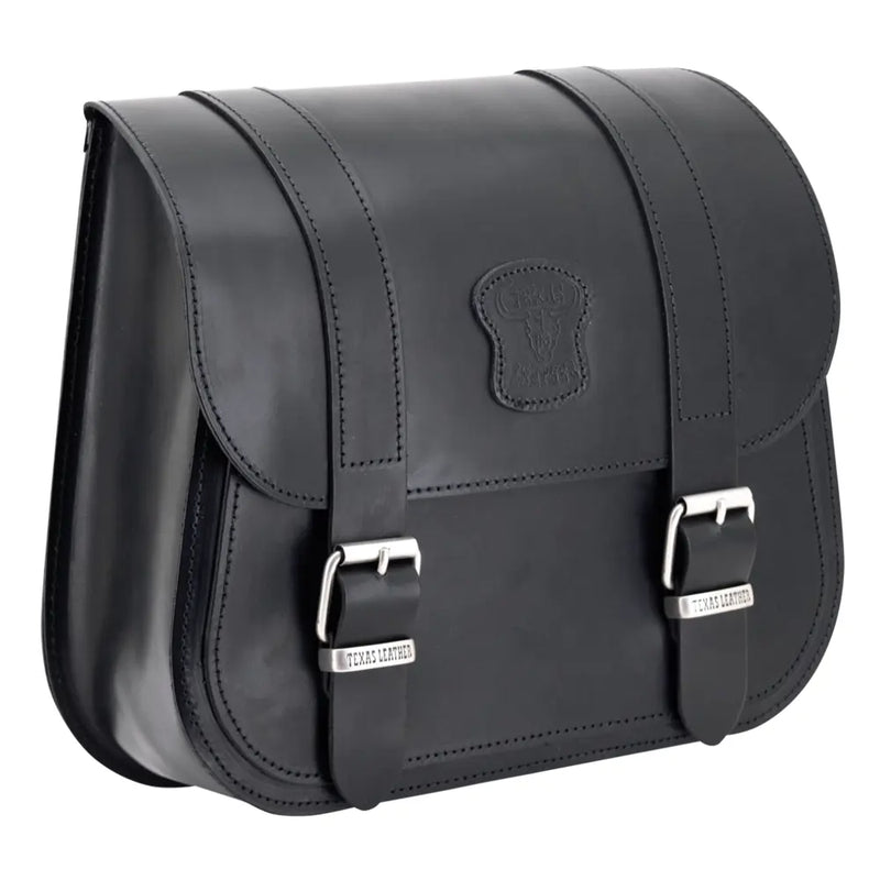 Texas Leather Medium Postman Universal Motorcycle Bag