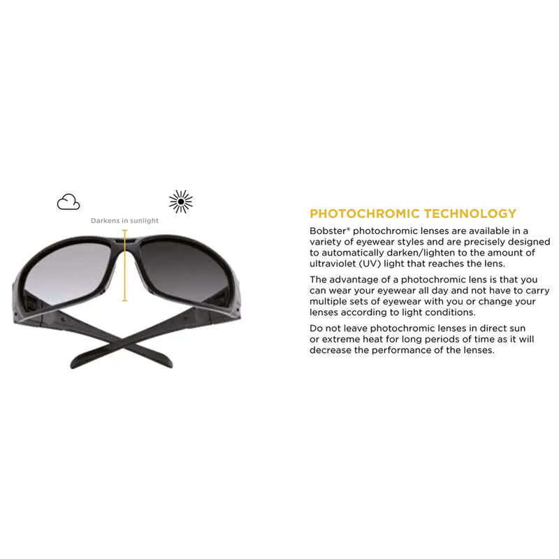 Bobster Fat Boy Photochromic Motorcycle Glasses