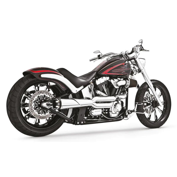 Freedom Performance American Outlaw High 2-into-1 Exhaust for Harley