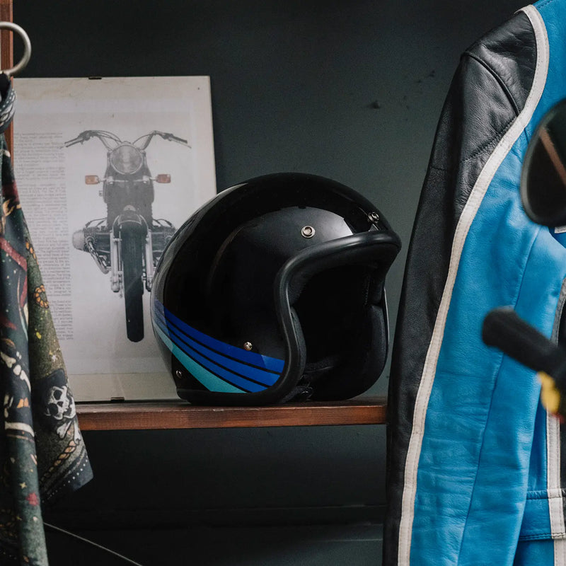DMD Retro Custom Open Motorcycle Helmet